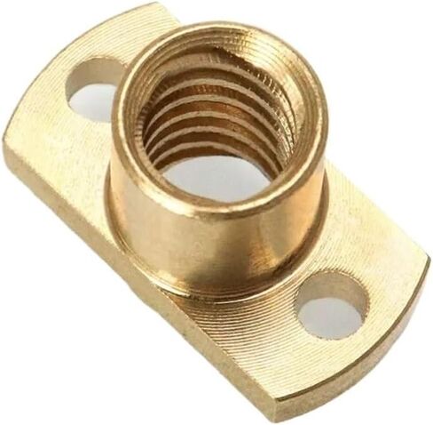 دقة الكرة الخطية الدقة الجزء 1PC T8 المسمار المسمار صامد الحافة النحاس النحاس الملعب 2mm الرصاص 2 مم/8 مم منحرف محرك in Saudi Arabia