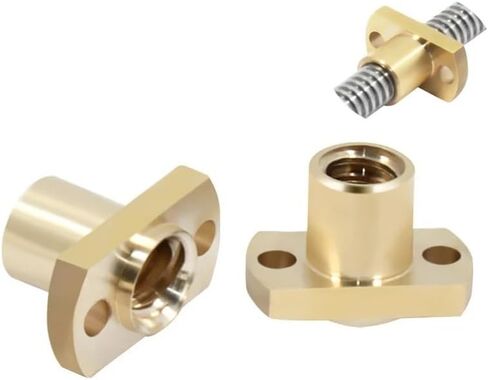 دقة الكرة الخطية الدقة الجزء 1PC T8 المسمار المسمار صامد الحافة النحاس النحاس الملعب 2mm الرصاص 2 مم/8 مم منحرف محرك in Saudi Arabia