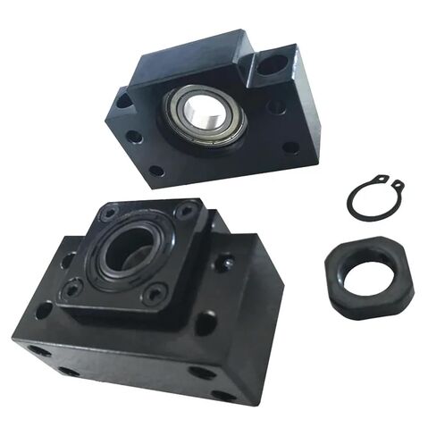 جهاز التحكم في كرة الصامت مزدوج الجوز المسمار SFU1204 KIT 200-500MM C7 DIA12MM PITCH 4MM لبرغي الأجزاء مع NUT BALL SOND+BF10+HM10-57+DSG12H+COUPLER (200 مم) in Kuwait