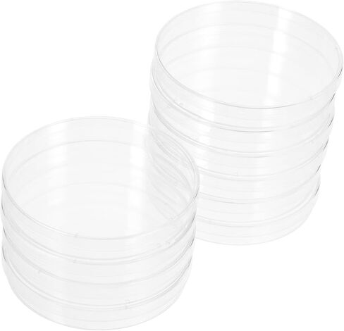 Cabilock Round 6cm Petri Dishes 10pcs Agar Culture Dishes for Laboratory School Teaching Use in Saudi Arabia