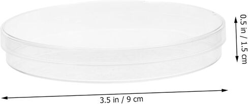 Cabilock Round 6cm Petri Dishes 10pcs Agar Culture Dishes for Laboratory School Teaching Use in Saudi Arabia