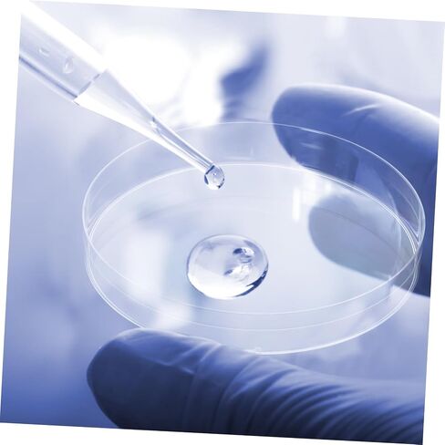 Cabilock Round 6cm Petri Dishes 10pcs Agar Culture Dishes for Laboratory School Teaching Use in Saudi Arabia