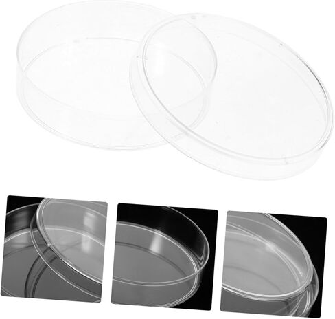 Cabilock Round 6cm Petri Dishes 10pcs Agar Culture Dishes for Laboratory School Teaching Use in Saudi Arabia