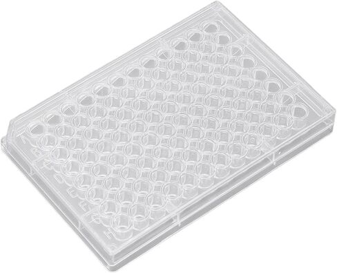 Aramox Tissue Culture Plate with a Plastic Lid, Cell Growth Plate for The Laboratory Vintage Room (Flat Bottom) (U Shaped Bottom) (V Shaped Bottom) in Saudi Arabia