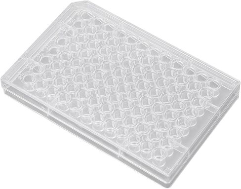 Aramox Tissue Culture Plate with a Plastic Lid, Cell Growth Plate for The Laboratory Vintage Room (Flat Bottom) (U Shaped Bottom) (V Shaped Bottom) in Saudi Arabia