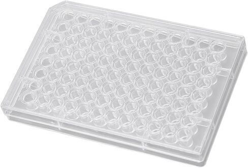 Aramox Tissue Culture Plate with a Plastic Lid, Cell Growth Plate for The Laboratory Vintage Room (Flat Bottom) (U Shaped Bottom) (V Shaped Bottom) in Saudi Arabia