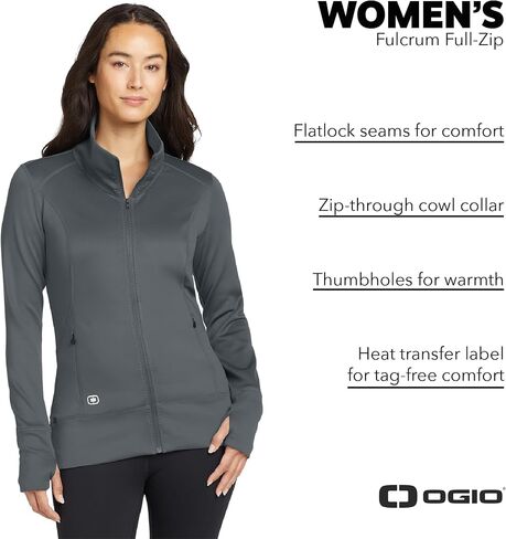 Ogio نساء fulcrum full-zip loe700 in Saudi Arabia