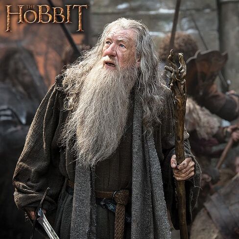 يجب أن يكون لدى الموظفين الرماديون من أدوات Catlery Catlery Lord of the Rings Glandalf مع Pipe Movie Prop Replica ، Polyresin Construction - لهواة الجمع - 69 "بشكل عام in Saudi Arabia