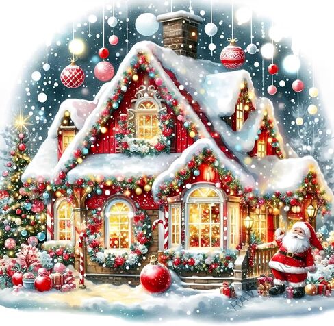 croshom Diamond Art Kits for Adults, House Diamond Painting Kits for Adults Beginners, 5D DIY Full Dril Diamonds Art Painting Kit for Gifts, Home Wall Decor 12" x 16", Dream House in Saudi Arabia