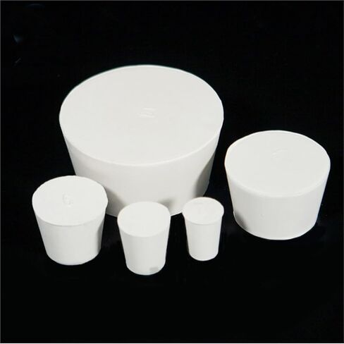 000#-10# Flask Seal Rubber Plug for Water Pipes Test Tube Cap Drain Plug Laboratory Supplies(26mmx23mmx17mm100pcs) in Saudi Arabia