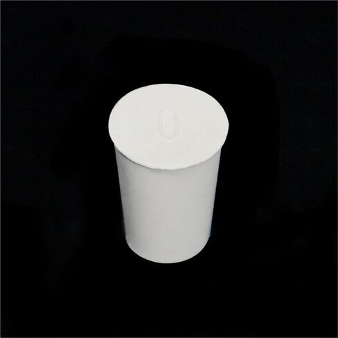 000#-10# Flask Seal Rubber Plug for Water Pipes Test Tube Cap Drain Plug Laboratory Supplies(26mmx23mmx17mm100pcs) in Saudi Arabia
