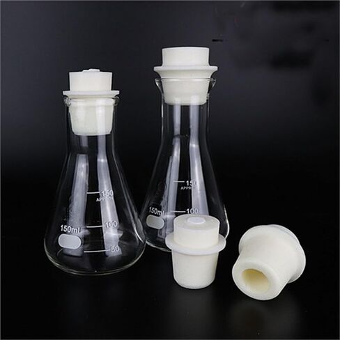 250 مل من الزجاج erlenmeyer الكيمياء erlenmeyer borosilicate معدات مختبر مقاومة درجة الحرارة العالية (250 مل) in Saudi Arabia