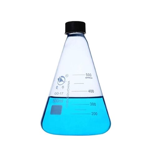 3pcs/set Erlenmeyer flask with screw cap Thickened borosilicate glass triangle Erlenmeyer laboratory equipment in Saudi Arabia