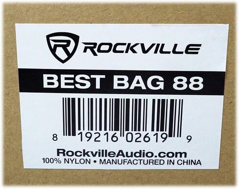 أفضل حقيبة Rockville 88 مفتاح لوحة مفاتيح صلبة ، حشو الرغوة 22 مم ، إدراج رغوة قابلة للإزالة ، جيوب متعددة ، للموسيقيين العظميين in Saudi Arabia