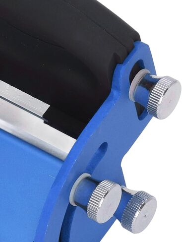 محدد موقع Hole Wordworking Locator Guide Guide Guide For Mallected Hole Drilling Aluminy Scale Clear Clear من 0 إلى 90 درجة مع غلاف الحفر والجوز (الأزرق) in Kuwait