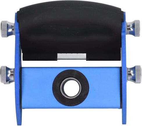 محدد موقع Hole Wordworking Locator Guide Guide Guide For Mallected Hole Drilling Aluminy Scale Clear Clear من 0 إلى 90 درجة مع غلاف الحفر والجوز (الأزرق) in Kuwait