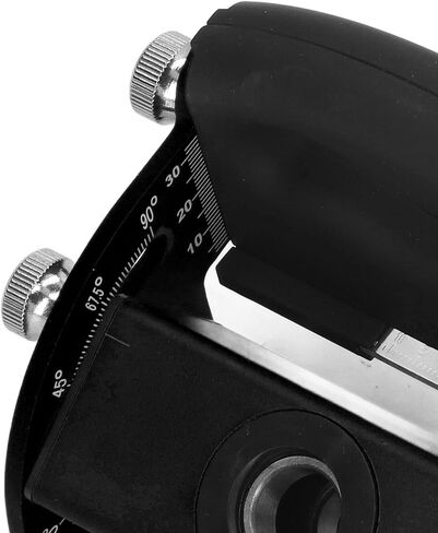 محدد موقع Hole Wordworking Locator Guide Guide Guide For Mallected Hole Drilling Aluminy Scale Clear Clear من 0 إلى 90 درجة مع غلاف الحفر والجوز (الأزرق) in Kuwait