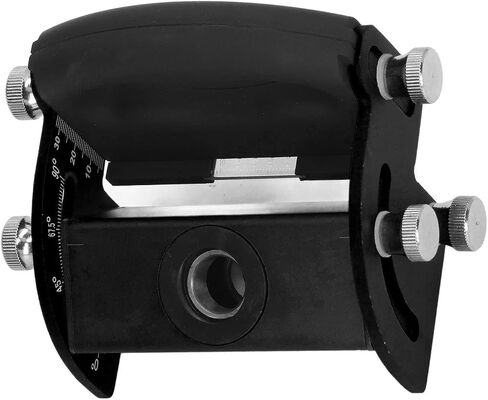 محدد موقع Hole Wordworking Locator Guide Guide Guide For Mallected Hole Drilling Aluminy Scale Clear Clear من 0 إلى 90 درجة مع غلاف الحفر والجوز (الأزرق) in Kuwait