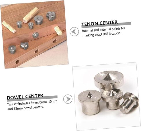 ABOOFAN 16pcs Wood Dowel Locator Center Points Drill Center Wood Drill Tool for Dowel in Saudi Arabia