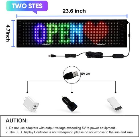 Flexible Devil Eyes Light for Windshield,LED Sign for Car,LED Digital Panel with Animations, Remote Control & Bluetooth APP for Cars,SUVs,Trucks(14.6'' * 3.6'') in Kuwait