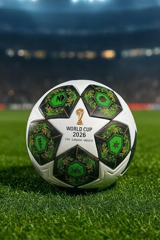 2026 كرة كرة القدم على طراز كأس العالم 5 - كرة تدريب ومباراة لجميع الأسطح - جلود بو دائمة ، بيتيل المثانة - الشباب والكبار كرة القدم in Saudi Arabia