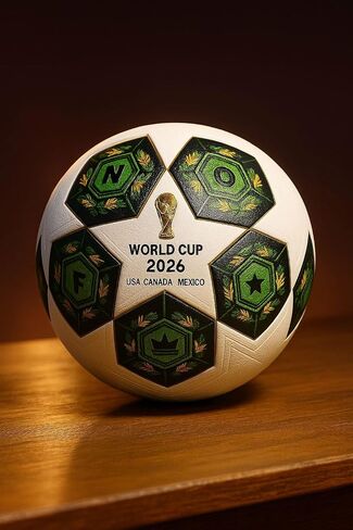 2026 كرة كرة القدم على طراز كأس العالم 5 - كرة تدريب ومباراة لجميع الأسطح - جلود بو دائمة ، بيتيل المثانة - الشباب والكبار كرة القدم in Saudi Arabia