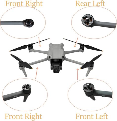إصلاح الذراع المحرك أجزاء للهواء 3 استبدال تجميع الطائرات بدون طيار لـ DJI Air 3 قطع الغيار بدون طيار للهواء 3 أمامي يسار in Kuwait