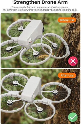 مقطع قفل أمان الذراع المضاد للذراع ، تقوية الإبزيم لإكسسوارات DJI Flip بدون طيار فقط 8G/زوج in Kuwait
