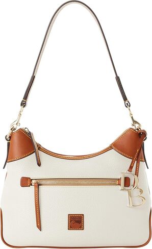 أكياس الكتف Dooney & Bourke للنساء ، حقيبة Hobo Leather Leather مع سحر in Kuwait