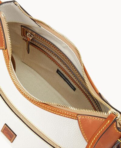 أكياس الكتف Dooney & Bourke للنساء ، حقيبة Hobo Leather Leather مع سحر in Kuwait