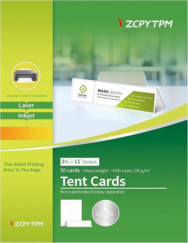 200 بطاقة خيمة ، بطاقات مكان قابلة للطباعة لإعداد الجدول ، 2x3.5 بوصة ، بطاقات الأسماء للليزر أو طابعات الحبر ، حفل زفاف ، حفل عشاء ، بوفيه ، 50 ورقة in Kuwait