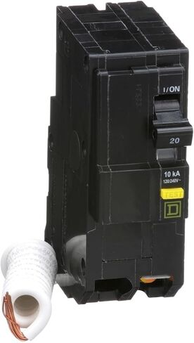 قاطع الدائرة المصغرة لشركة Schneider 120/240-Volt 20-AMP QO220GFI مفتاح الانصهار HD 240V 1200A 3P NEMA1 in Saudi Arabia