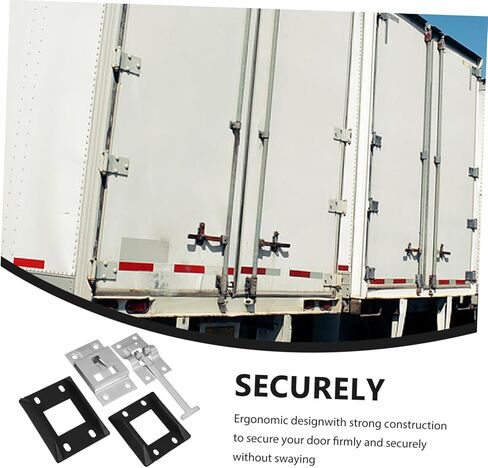 AmoSfun T-style Door Door Catch حامل لـ RV Trailer Metal Door Hook Keeper Strady Carbon Steel مع طلاء الزنك للعربة والاستخدام في المنزل in Kuwait