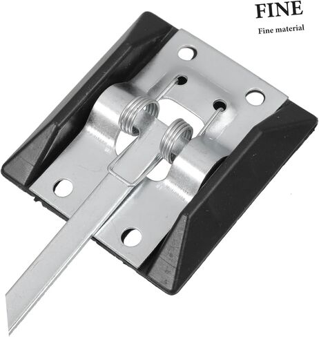 AmoSfun T-style Door Door Catch حامل لـ RV Trailer Metal Door Hook Keeper Strady Carbon Steel مع طلاء الزنك للعربة والاستخدام في المنزل in Kuwait