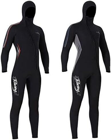 2021 Zip Front Wetsuit 3mm Men Scuba Scuba Suit Suit Wit Pucit for Bold Water Jump for Wens Winter 3XL in Kuwait