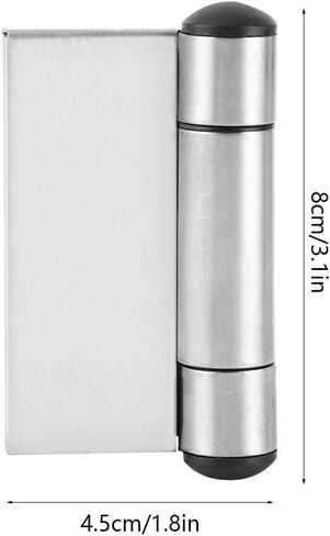 4pcs Stainless Steel Spring Hinges Automatic Door Closer Self-Closing Cabinet Wardrobe Hardware in Saudi Arabia