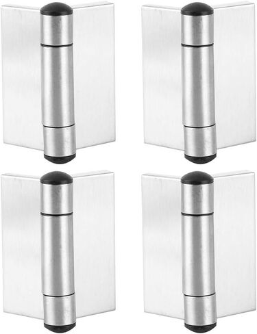 4pcs Stainless Steel Spring Hinges Automatic Door Closer Self-Closing Cabinet Wardrobe Hardware in Saudi Arabia