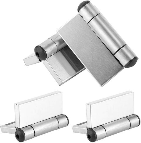 4pcs Stainless Steel Spring Hinges Automatic Door Closer Self-Closing Cabinet Wardrobe Hardware in Saudi Arabia