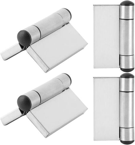 ZJchao Spring Hinge, Self Closing Door Hinges Self Closing 4pcs Stainless Steel Spring Automatic Door Closer for Cabinet Wardrobe in Saudi Arabia