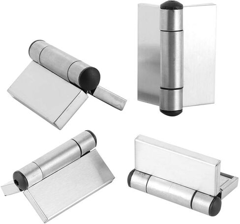 ZJchao Spring Hinge, Self Closing Door Hinges Self Closing 4pcs Stainless Steel Spring Automatic Door Closer for Cabinet Wardrobe in Saudi Arabia