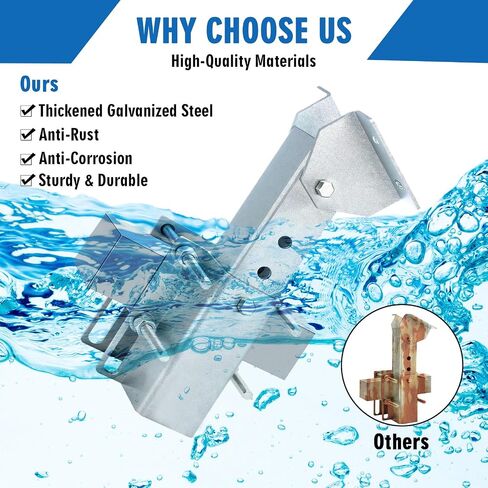 4 حزمة قارب مقطورة الأقواس بطابقين الأقواس الساخنة Dip Glvanized Steel قابلة للتعديل دوار أعلى الأقواس بطابقين لتزلج على التزلج أو قارب الصيد أو مقطورة الشراعية in Saudi Arabia