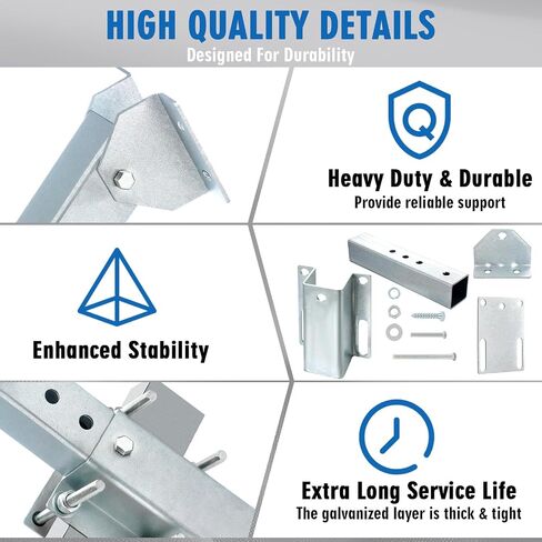 4 حزمة قارب مقطورة الأقواس بطابقين الأقواس الساخنة Dip Glvanized Steel قابلة للتعديل دوار أعلى الأقواس بطابقين لتزلج على التزلج أو قارب الصيد أو مقطورة الشراعية in Saudi Arabia