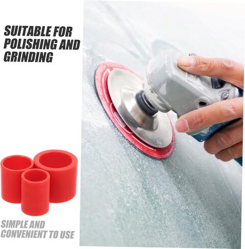 PRETYZOOM 3pcs Plastic Wheel Chuck Adapter to Bushing Reducer for Bench Grinding and Sanding Applications Versatile and Lightweight Conversion Tool for Metalworking and Woodworking in Saudi Arabia