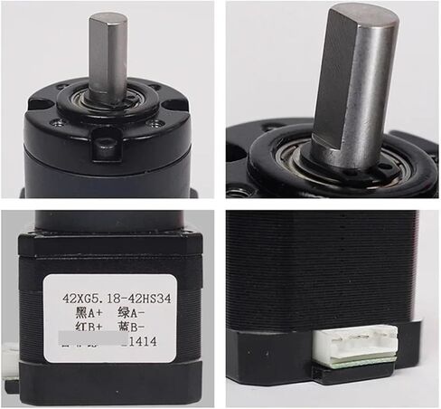 مخفض السرعة 42BYG STEPPER MOTOR 42HS34 مع 3.71: 1-139: 1 نسبة NEMA17 محرك خطوة التروس الكوكبية مع علبة التروس علبة التروس (PG5.18 (نسبة 5.18))) in Saudi Arabia