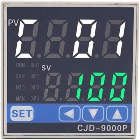 درجة حرارة ترموستات منحنى درجة الحرارة القابلة للبرمجة الرقمية والموقت 2 في 1 وحدة تحكم درجة حرارة PID المنحدر (إضافة SSR ومستشعر) in Kuwait