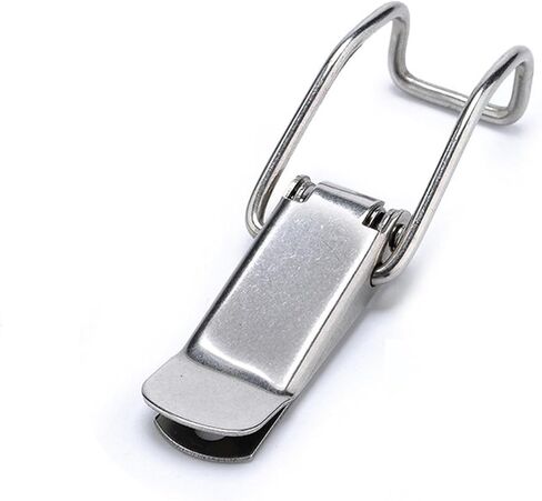 J115B Mild Steel Cabinet Boxes Hasp Lock 74 * 20 Spring Loaded Latch Catch Toggle Locks 1Pcs in Saudi Arabia