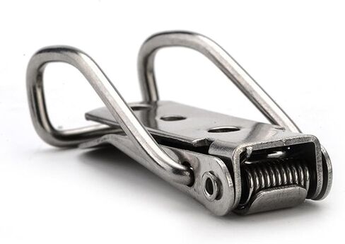J115B Mild Steel Cabinet Boxes Hasp Lock 74 * 20 Spring Loaded Latch Catch Toggle Locks 1Pcs in Saudi Arabia