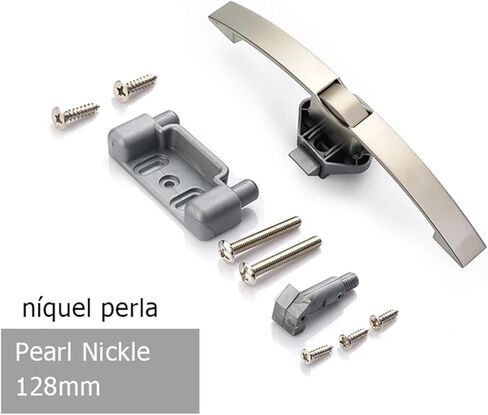Pearl Nickel 128mm Camper Car Push Lock with Handle RV Caravan Boat Motor Home Cabinet Drawer Latch Button Locks 1Pcs in Saudi Arabia