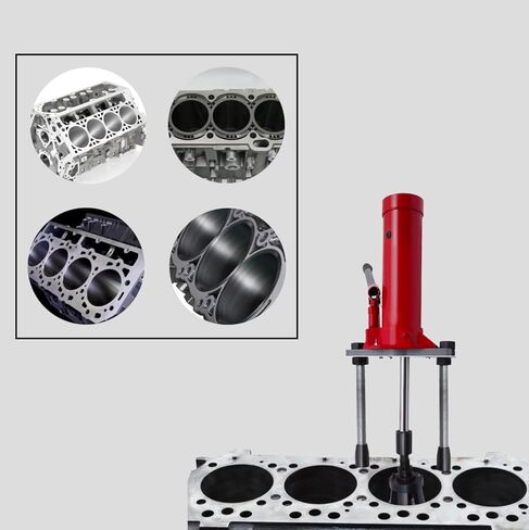 15T أداة مستحضر بطانة الأسطوانة الهيدروليكية ، أداة إزالة غلاف الأسطوانة العالمي لبطانة أسطوانة من 80 مم إلى 140 مم/3.15 "-5.51" ، وسحب بطانة أسطوانة هيدروليكي جاف ورطب لإصلاح سيارة الجرار in Kuwait