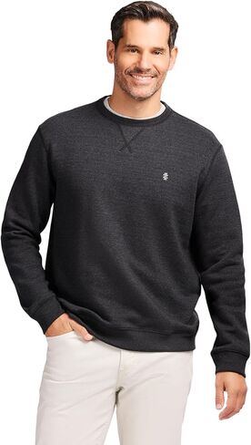 إيزود رجال ميزة الأداء الأداء Crewneck الصوف pullover قميص in Saudi Arabia